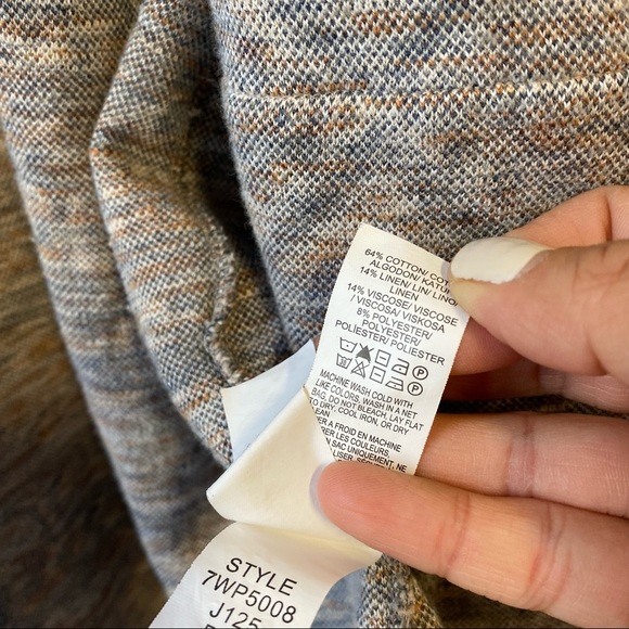 Lucky Brand Aztec Boho Open Front Wrap Cardigan Sweater Women's Size Small - Picture 8 of 8